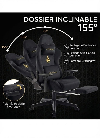 Chaise gaming Vittanly Noir