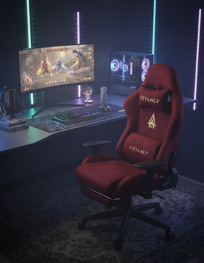 Chaise gaming Vittanly Rouge